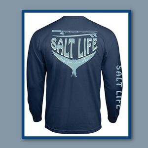 SALT LIFE SL REEL LS GRAPHIC SHIRT.